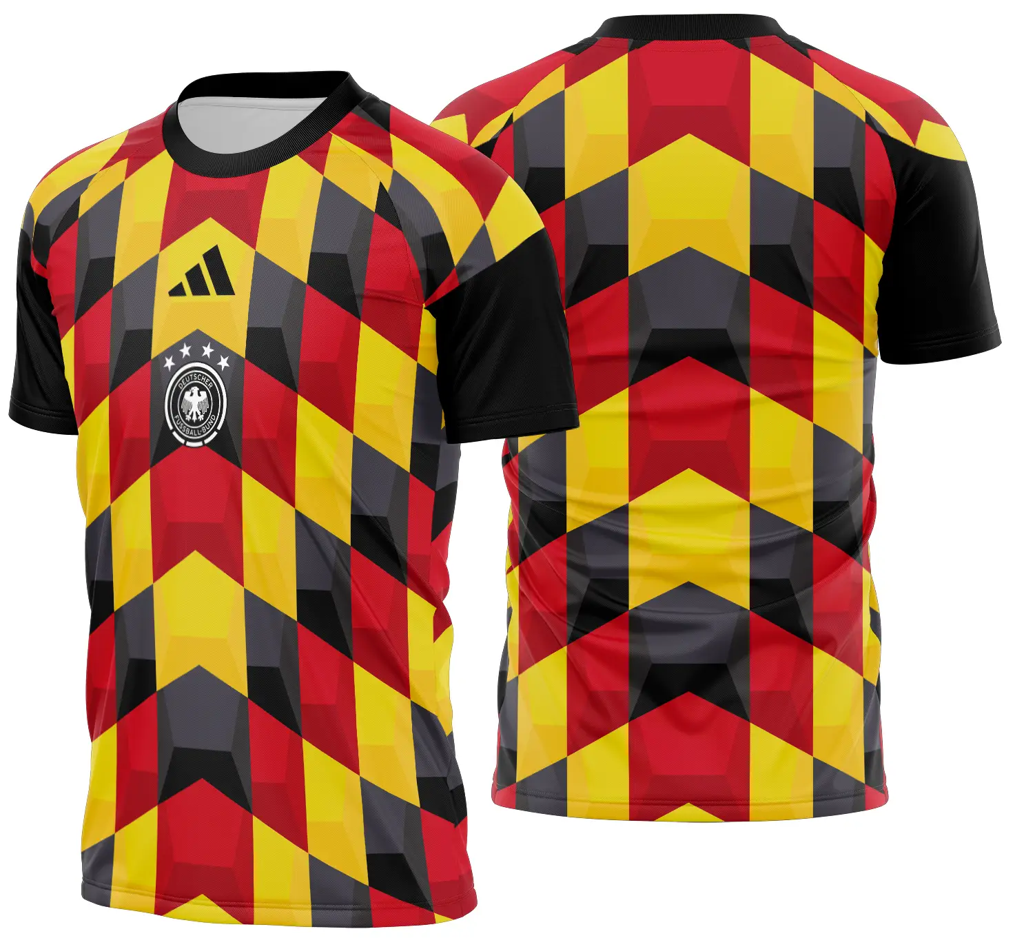 Arte Vetor Camisa Alemanha Pre-jogo 2026