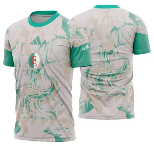 Arte vetor camisa Argelia Pre-jogo 2026