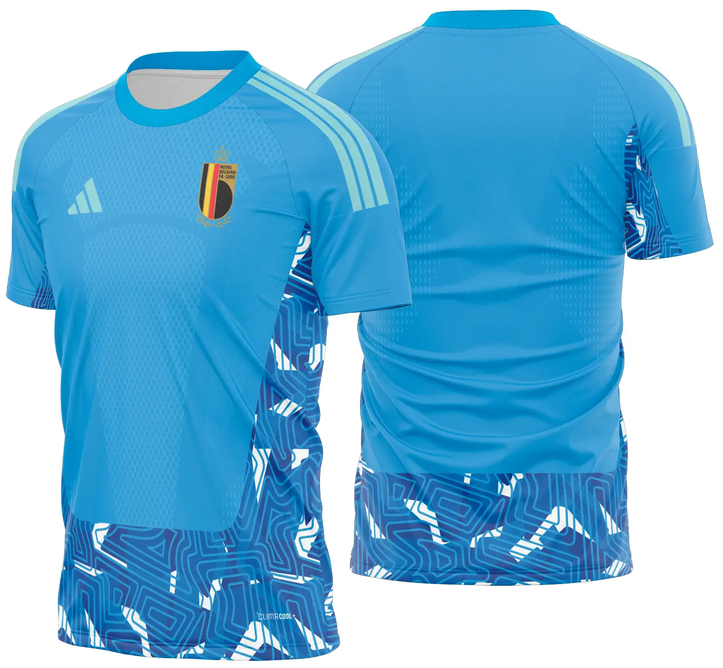Arte Vetor Camisa Belgica Goleiro I 2026