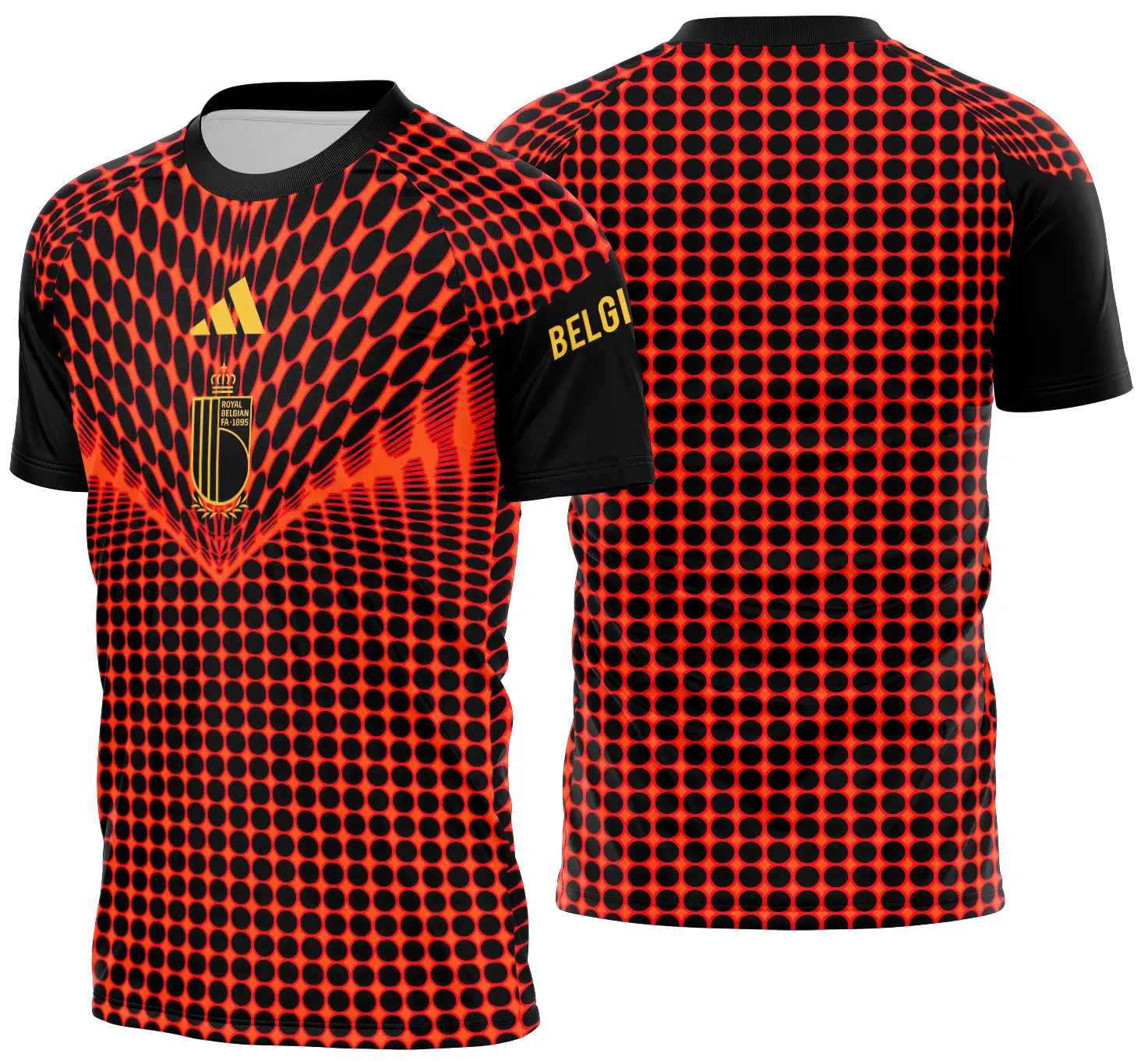Arte Vetor Camisa Belgica Pre-jogo 2026