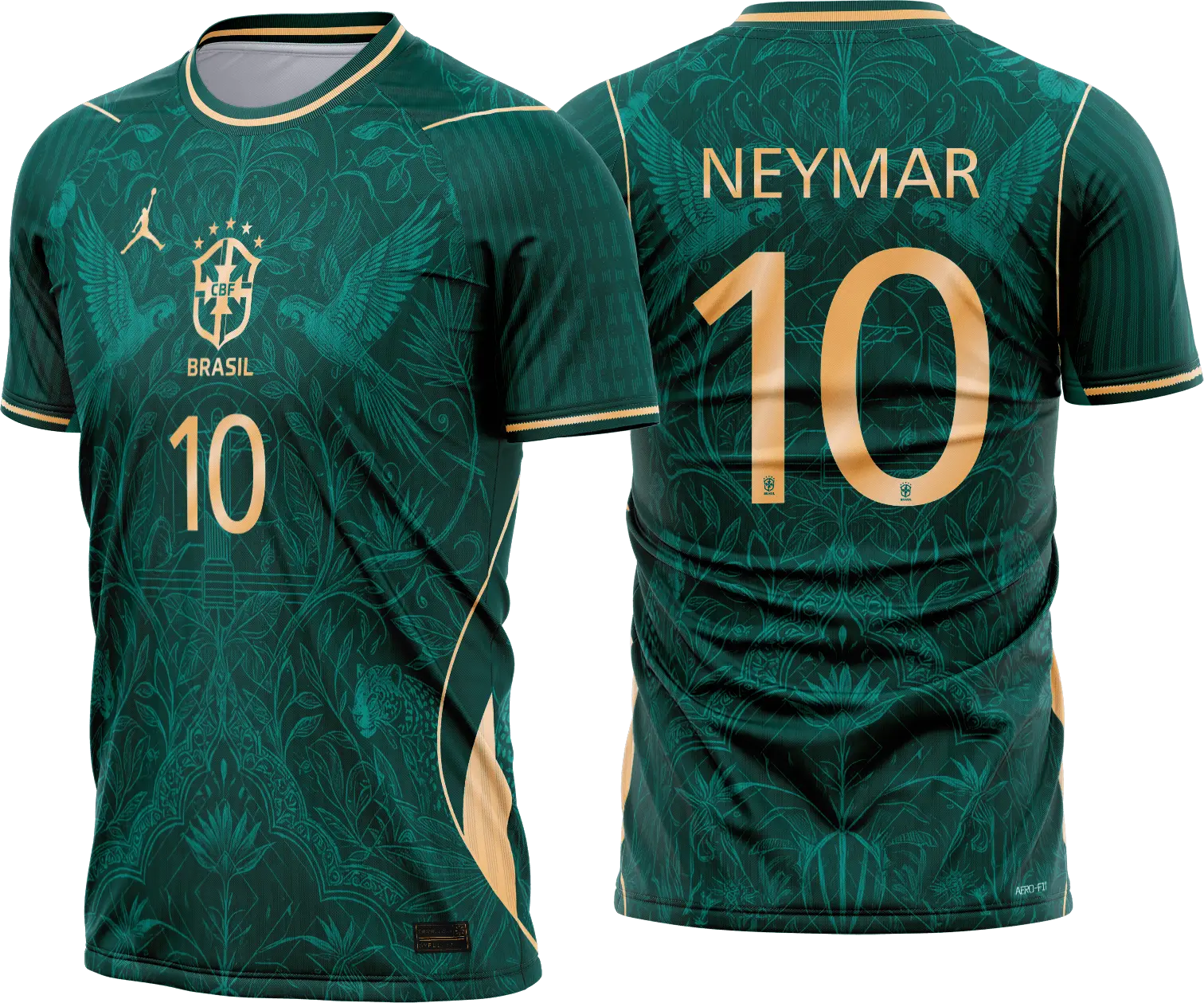 Arte Vetor Camisa Brasil Conceito Verde 2026