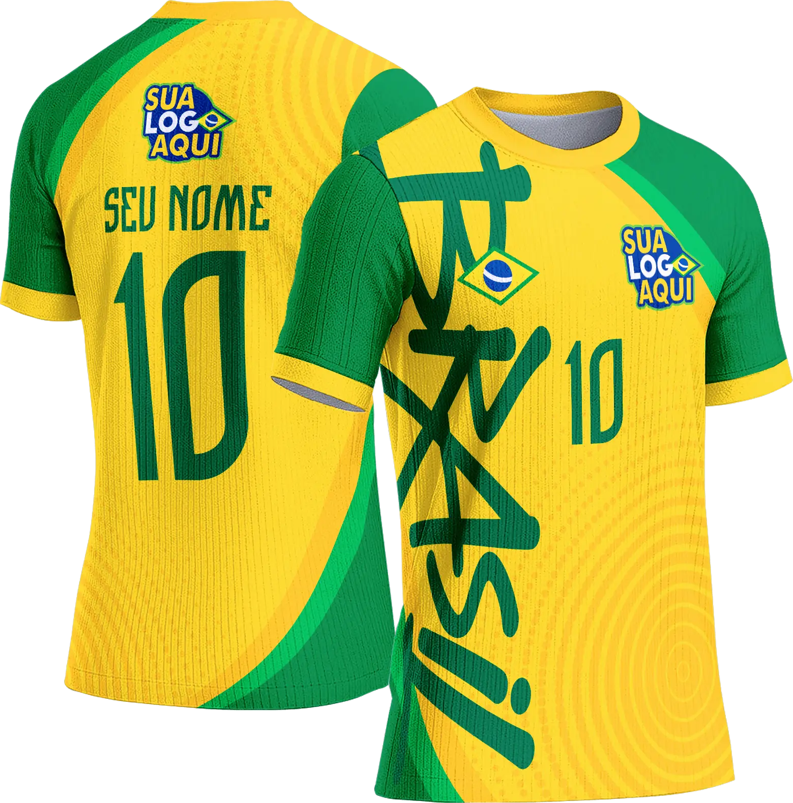 Arte vetor camisa Brasil concept Copa do Mundo