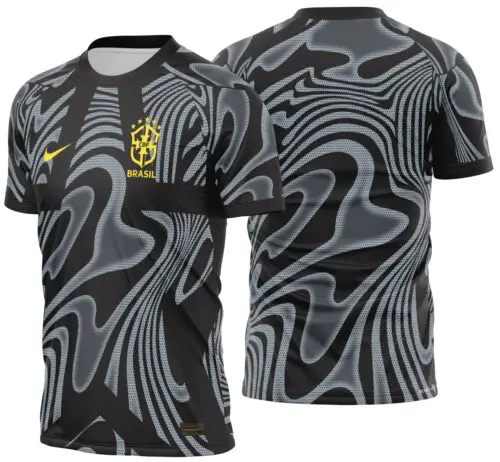 Arte Vetor Camisa Brasil Goleiro I 2026