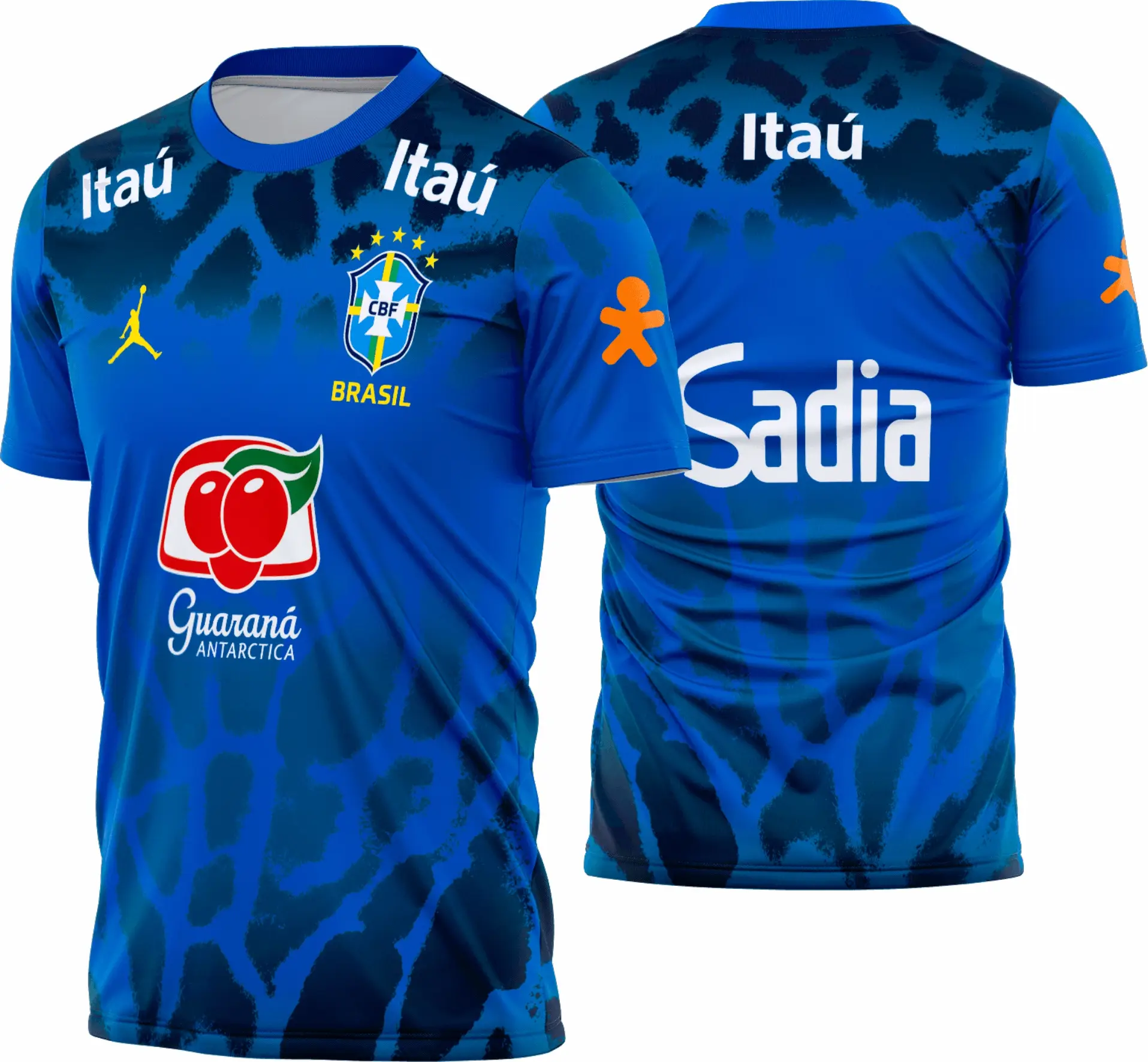 Arte Vetor Camisa Brasil Pré-Jogo II 2026-28