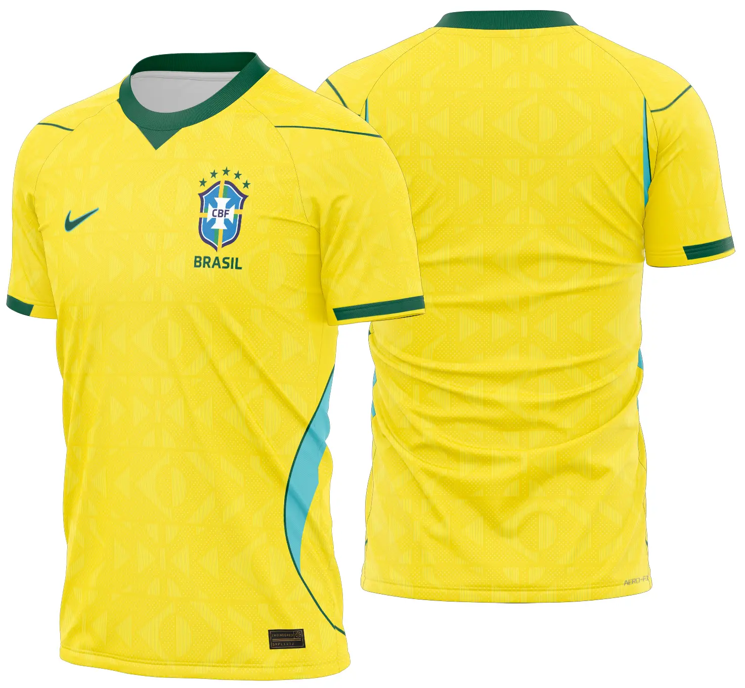 Arte Vetor Camisa Brasil local 2026