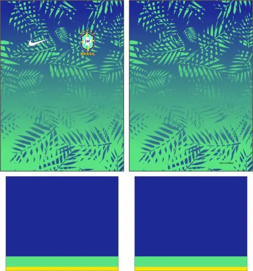 Arte Vetor Camisa Brasil Conceito 2024