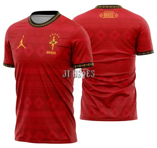 Arte Vetor Camisa Brasil Concept 2025