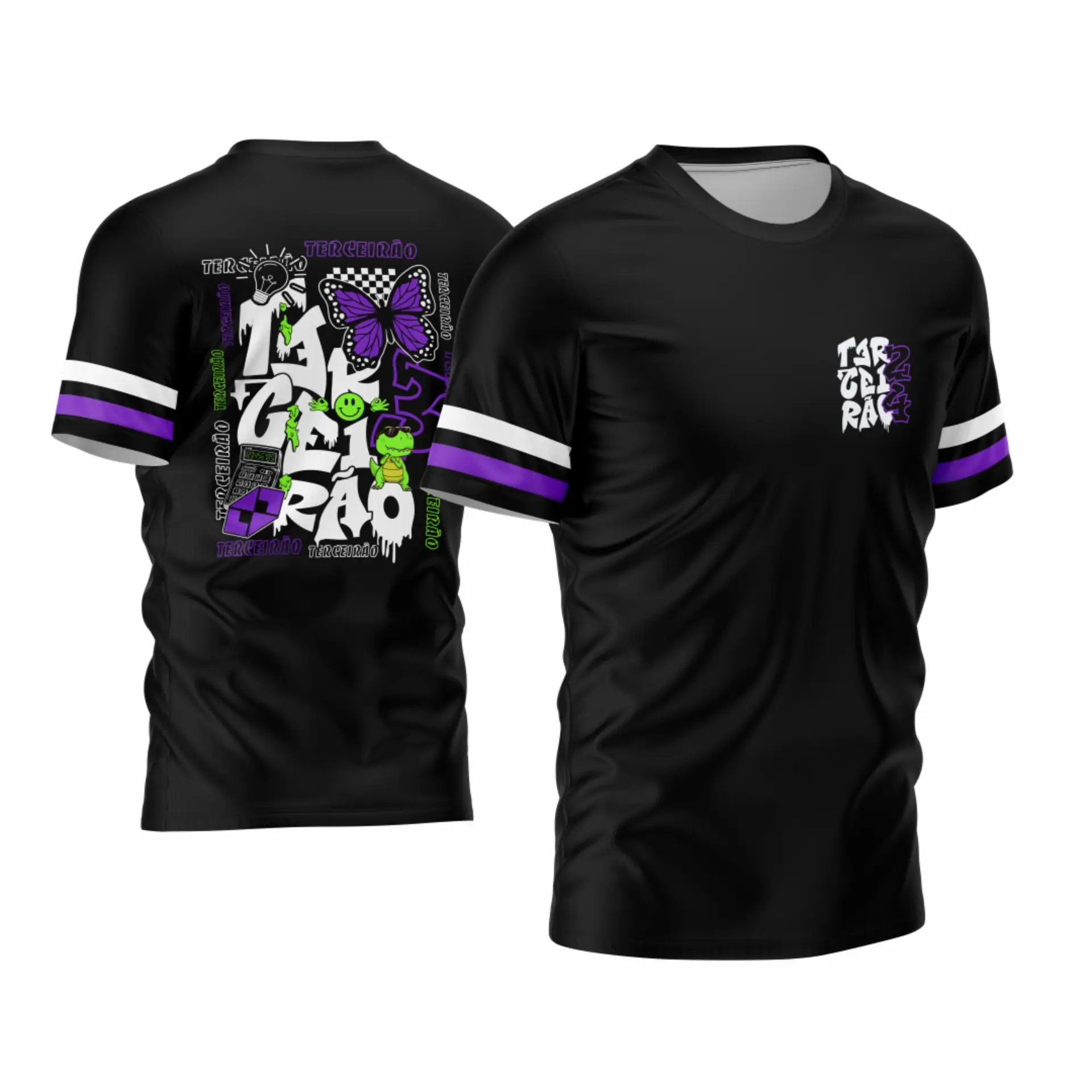 Arte Vetor Camisa Terceirao ADM Borboleta Mod-113