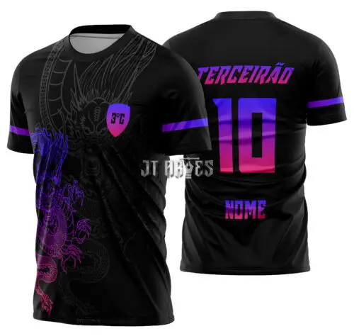 Arte Vetor Camisa Terceirao Dragao Mod-158