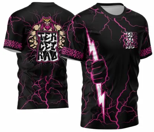 Arte Vetor Camisa Terceirao Raios Mod-138