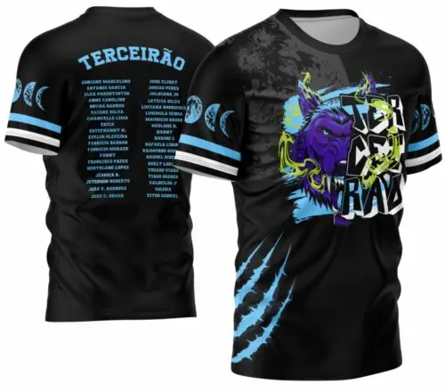 Arte Vetor Camisa terceirao Lobo 2024 Mod-130