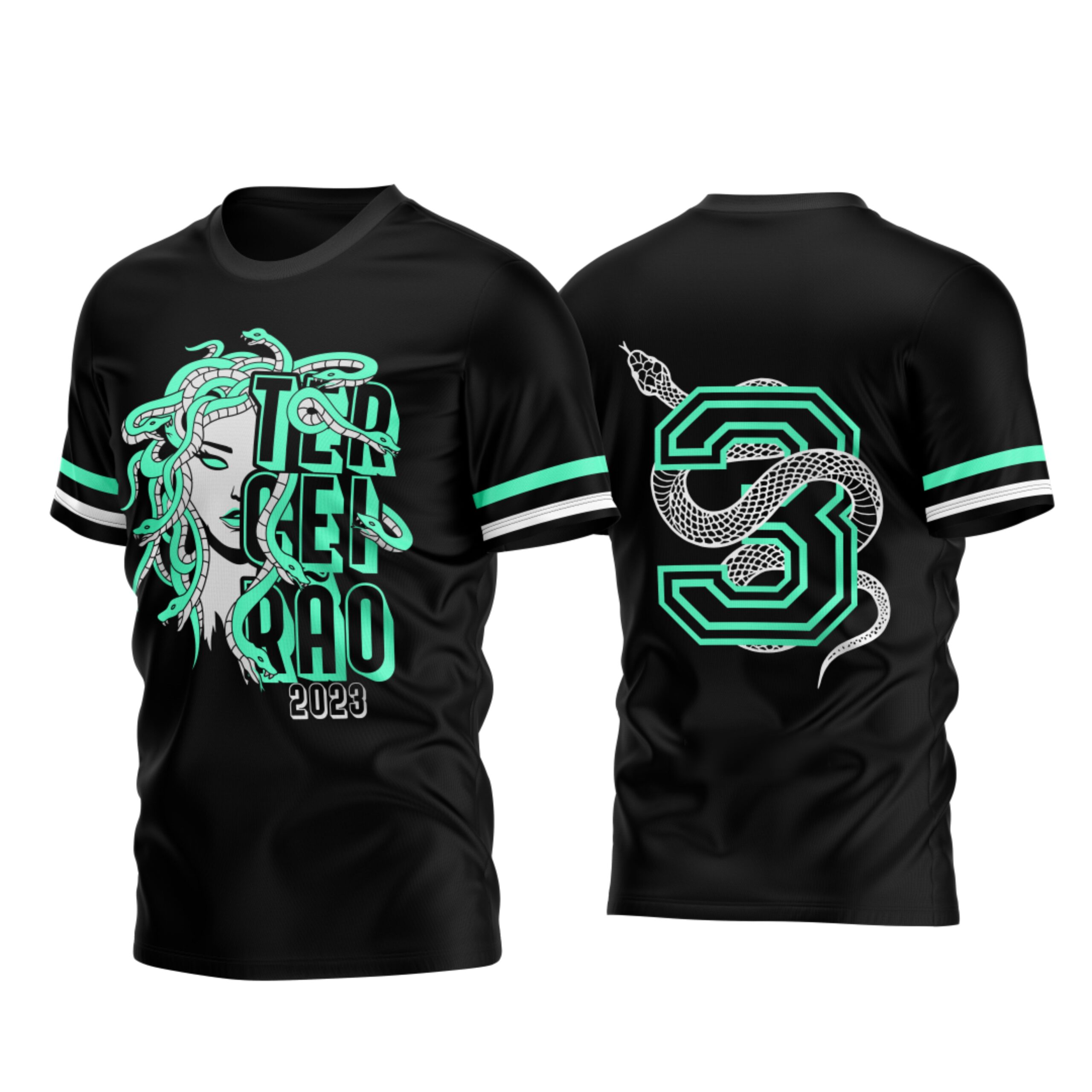Arte Vetor Camisa terceirao medusa Mod-25