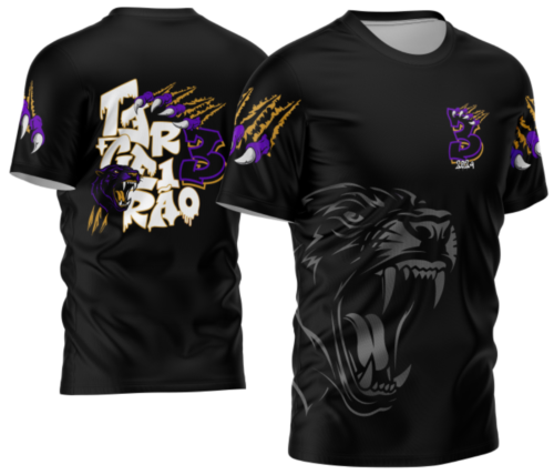 Arte Vetor Camisa terceirao pantera negra Mod-126
