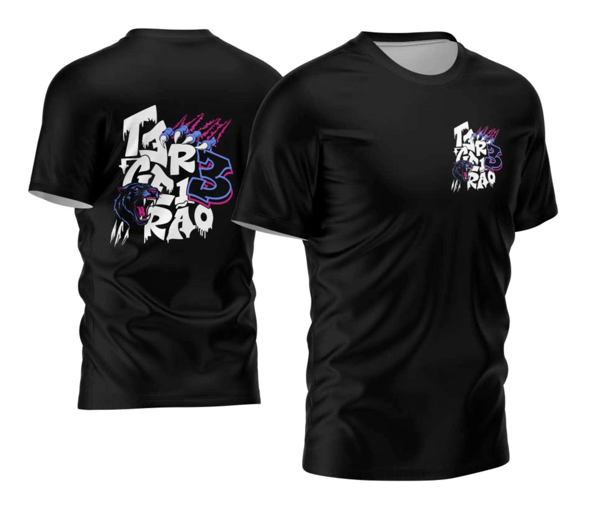Arte Vetor Camisa terceirao pantera negra Mod-15