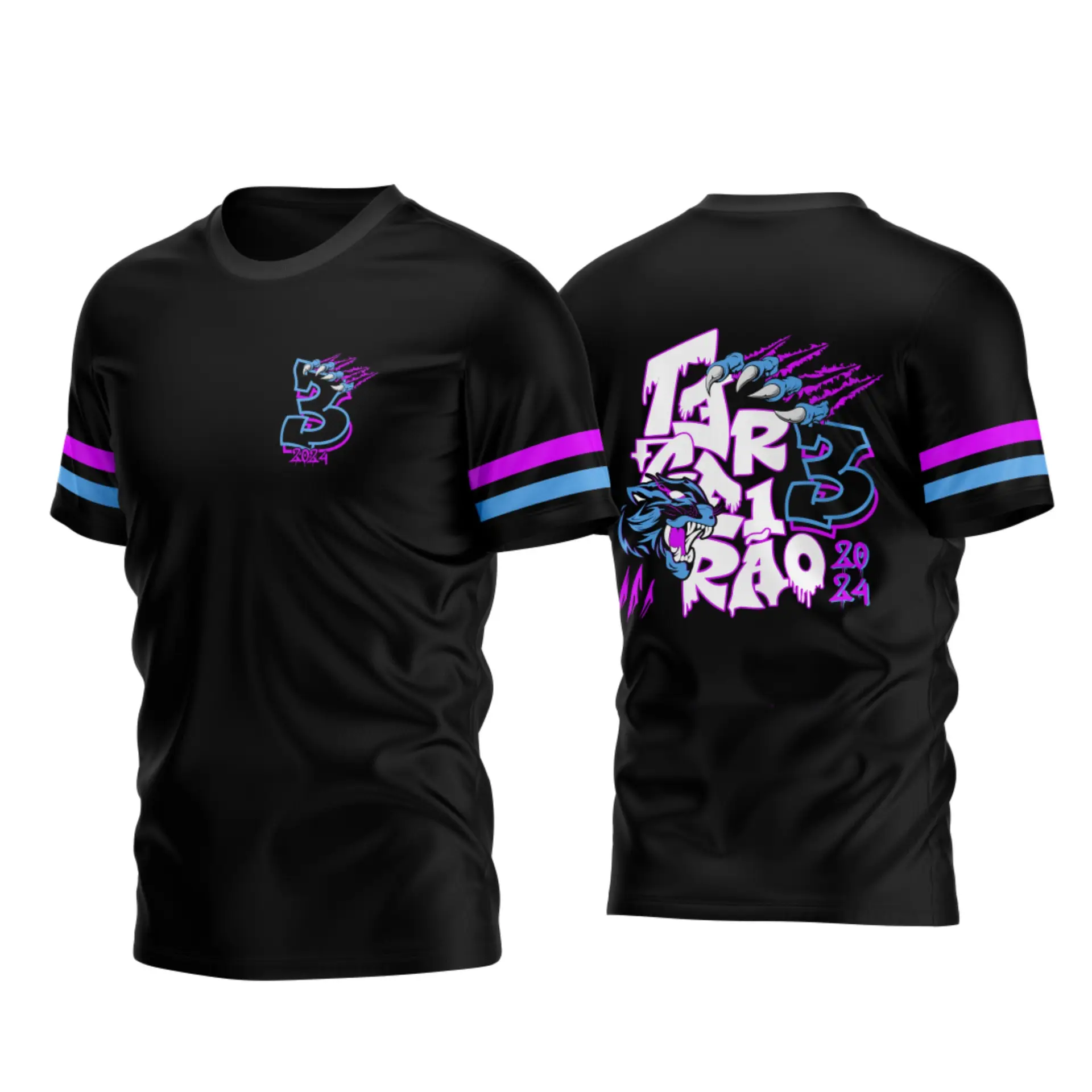 Arte Vetor Camisa terceirao pantera negra Mod 26