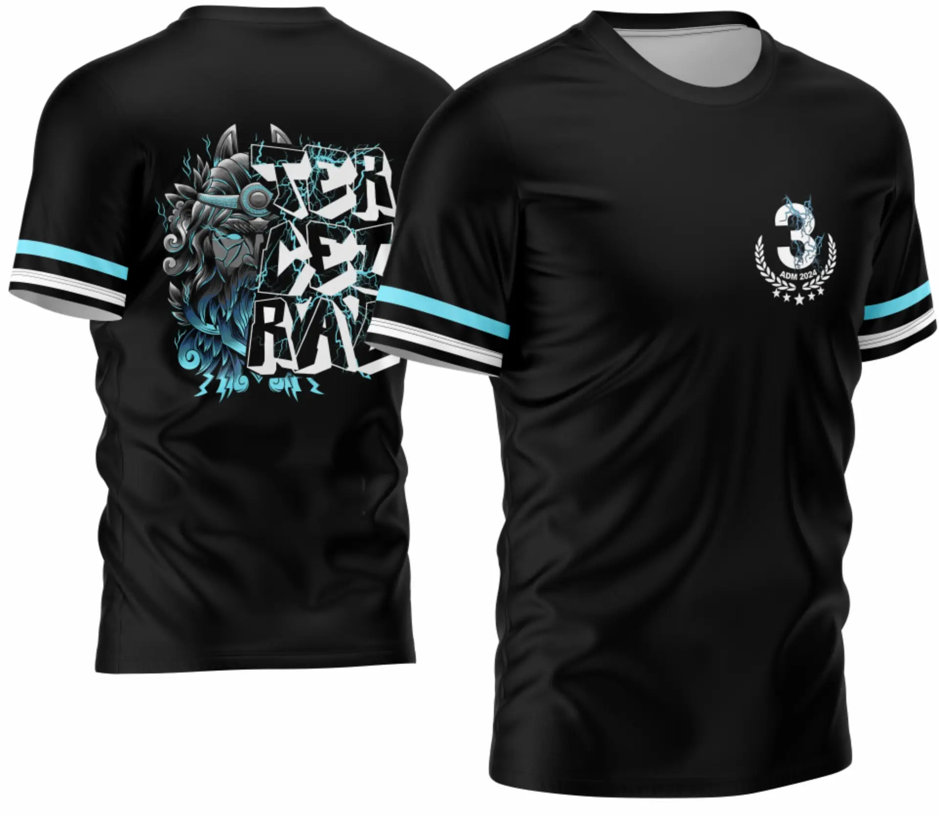 Arte Vetor Camisa terceirao zeus Mod-143