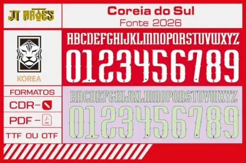 Fonte Coreia do Sul 2026