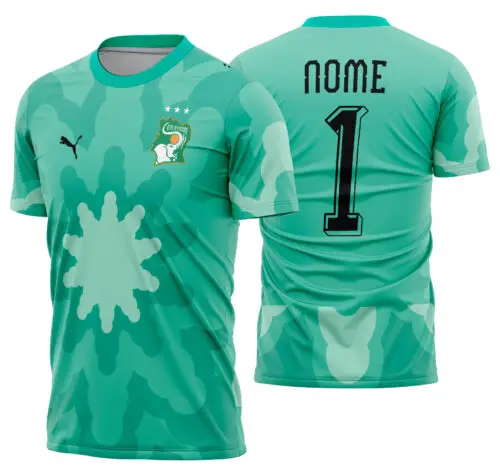 Arte Vetor Camisa Costa De Marfim goleiro 2026