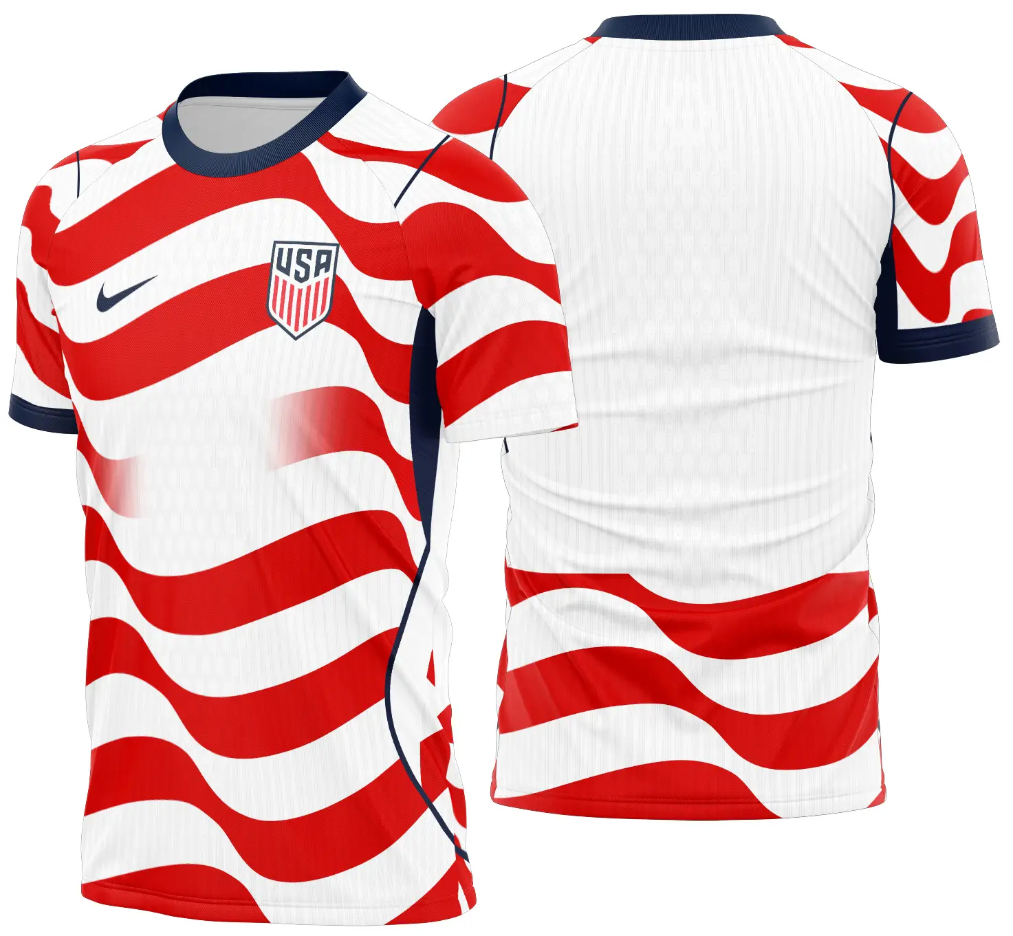 Arte Vetor Camisa Estados Unidos local 2026