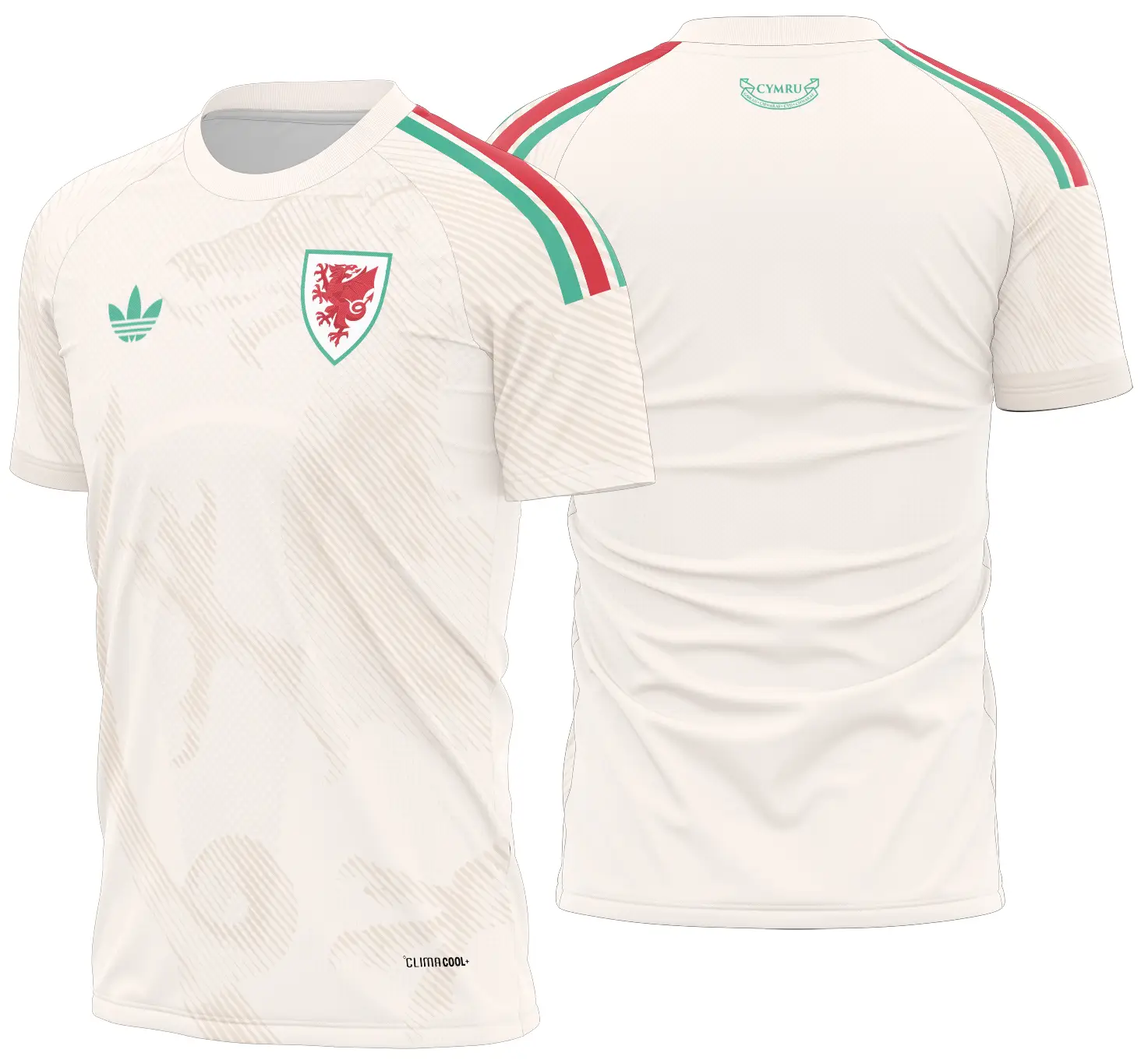 Arte Vetor Camisa Gales visita 2026