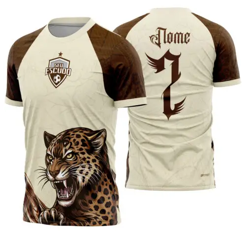 Arte Vetor Camisa Interclasse Onça Buffy Mod-920