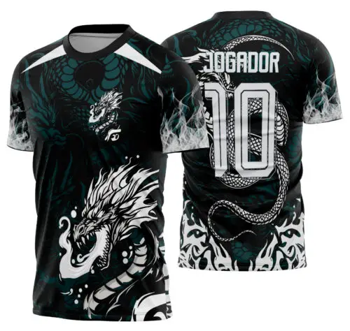 Arte Vetor Camisa Interclasse dragão Mod-909
