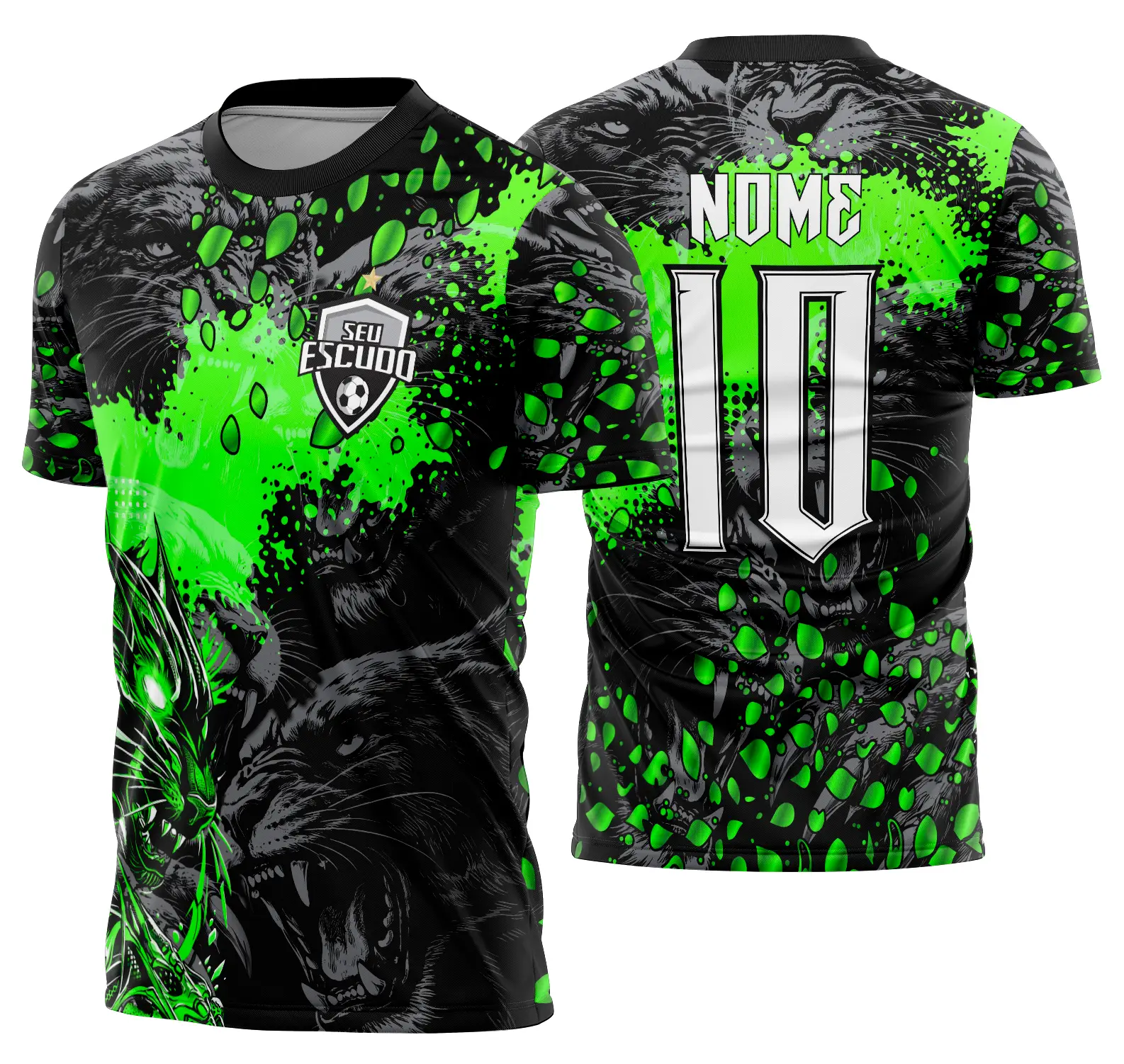 Arte Vetor Camisa Interclasse pantera Mod-912