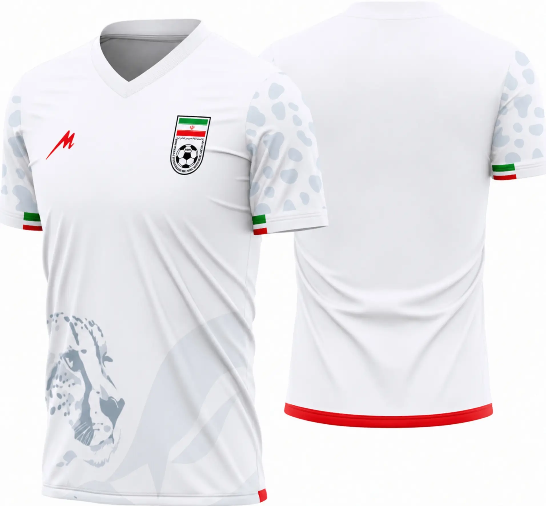 Arte vetor camisa Irã Titular 2026-28