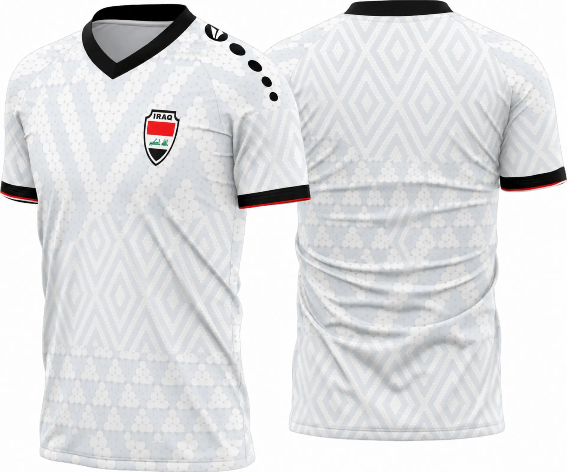 )Arte Vetor Camisa Iraque Titular 2026-28