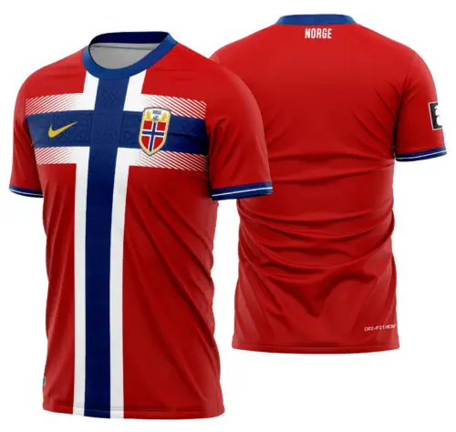 Arte Vetor Camisa Noruega Concept 2026