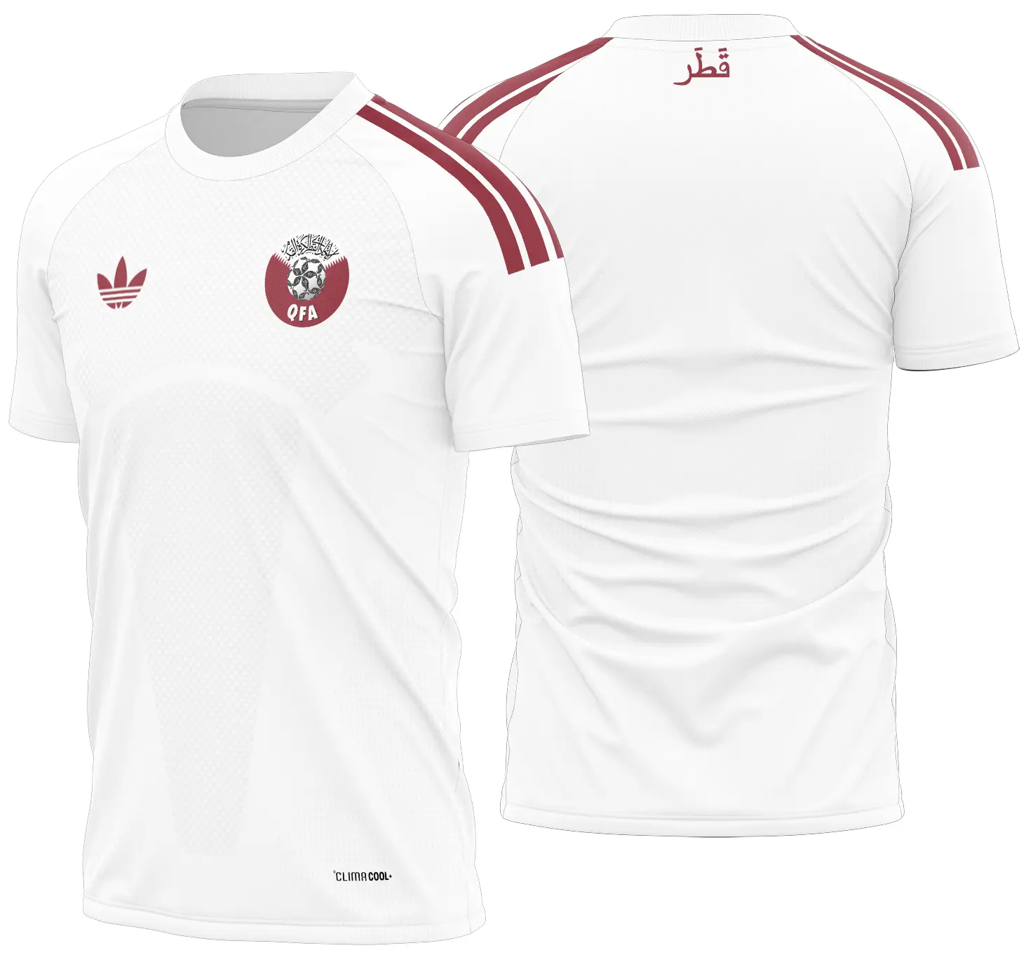 Arte Vetor Camisa Qatar visita 2026