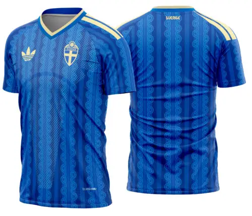 Arte Vetor Camisa Suecia visita 2026