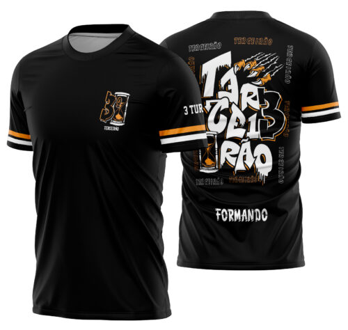 Arte Vetor Camisa Terceirão Grafite Ampulheta Garra Mod-336