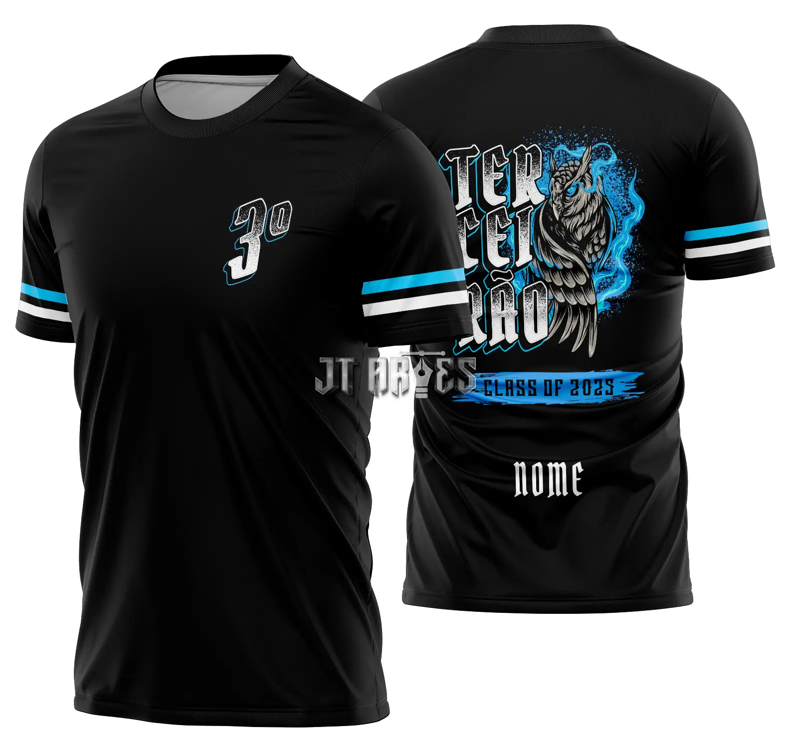 Arte Vetor Camisa Terceirao Coruja Mod-192