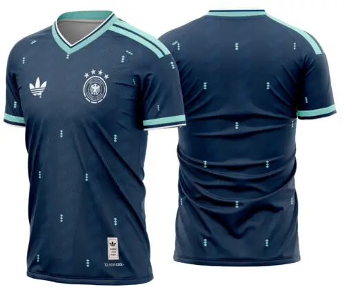 Arte Vetor Camisa Alemanha visita 2026-27