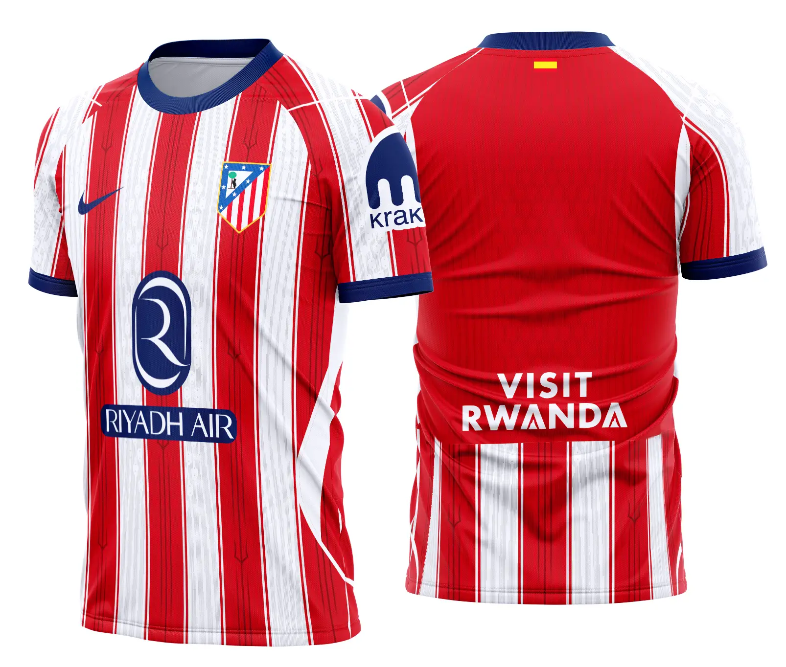Arte Vetor Camisa Atletico Madrid Home 2026-2027