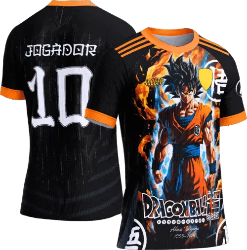 Arte Vetor Camisa Interclasse 332 Dragon Ball