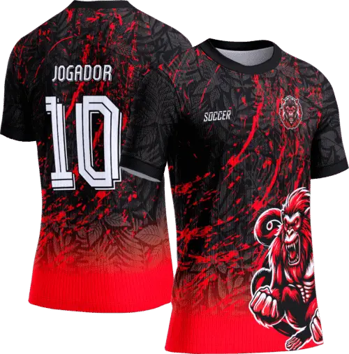 Arte Vetor Camisa Interclasse 409 Macaco