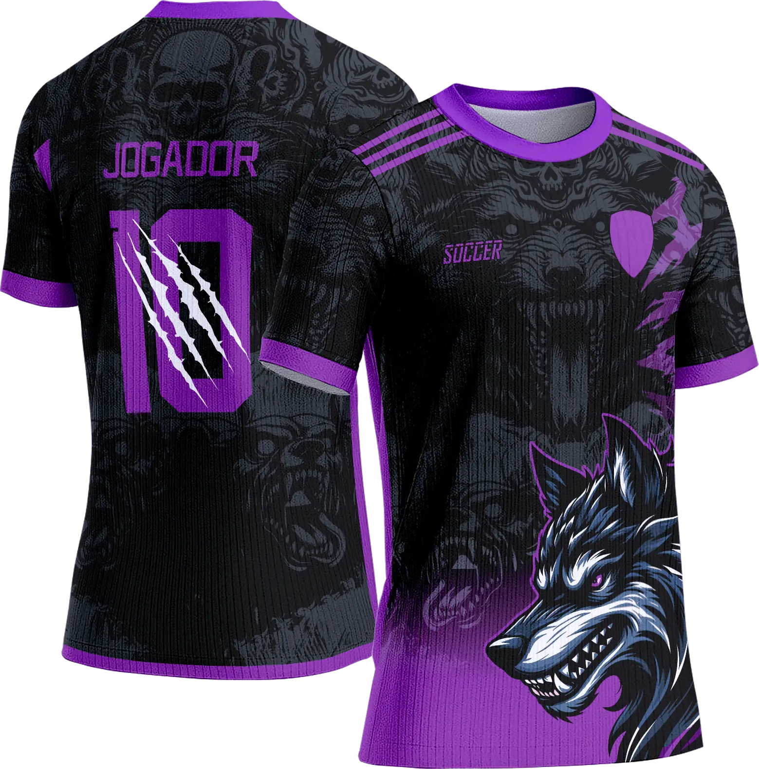 Arte Vetor Camisa Interclasse 443 Lobo