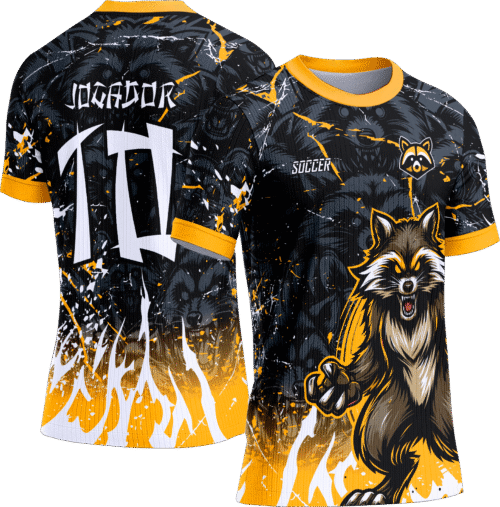 Arte Vetor Camisa Interclasse 446 Guaxinim