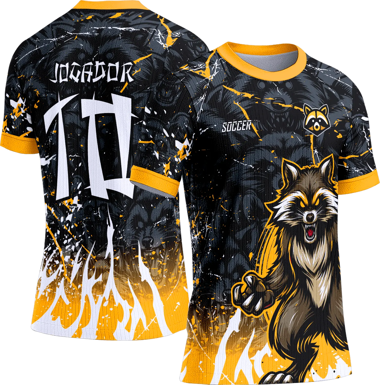 Arte Vetor Camisa Interclasse 446 Guaxinim