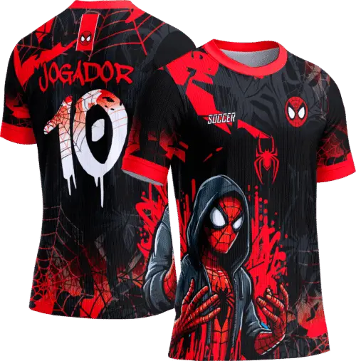 Arte Vetor Camisa Interclasse 489 Homem Aranha