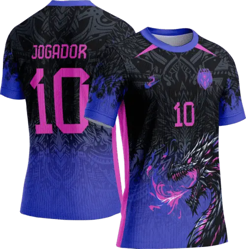 Arte Vetor Camisa Interclasse 490 Dragão