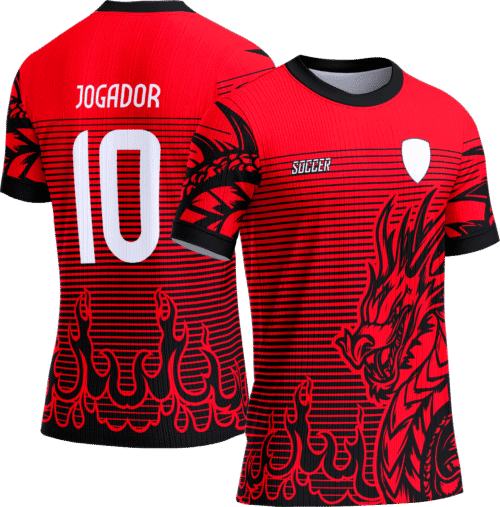 Arte Vetor Camisa Interclasse 537 Dragão