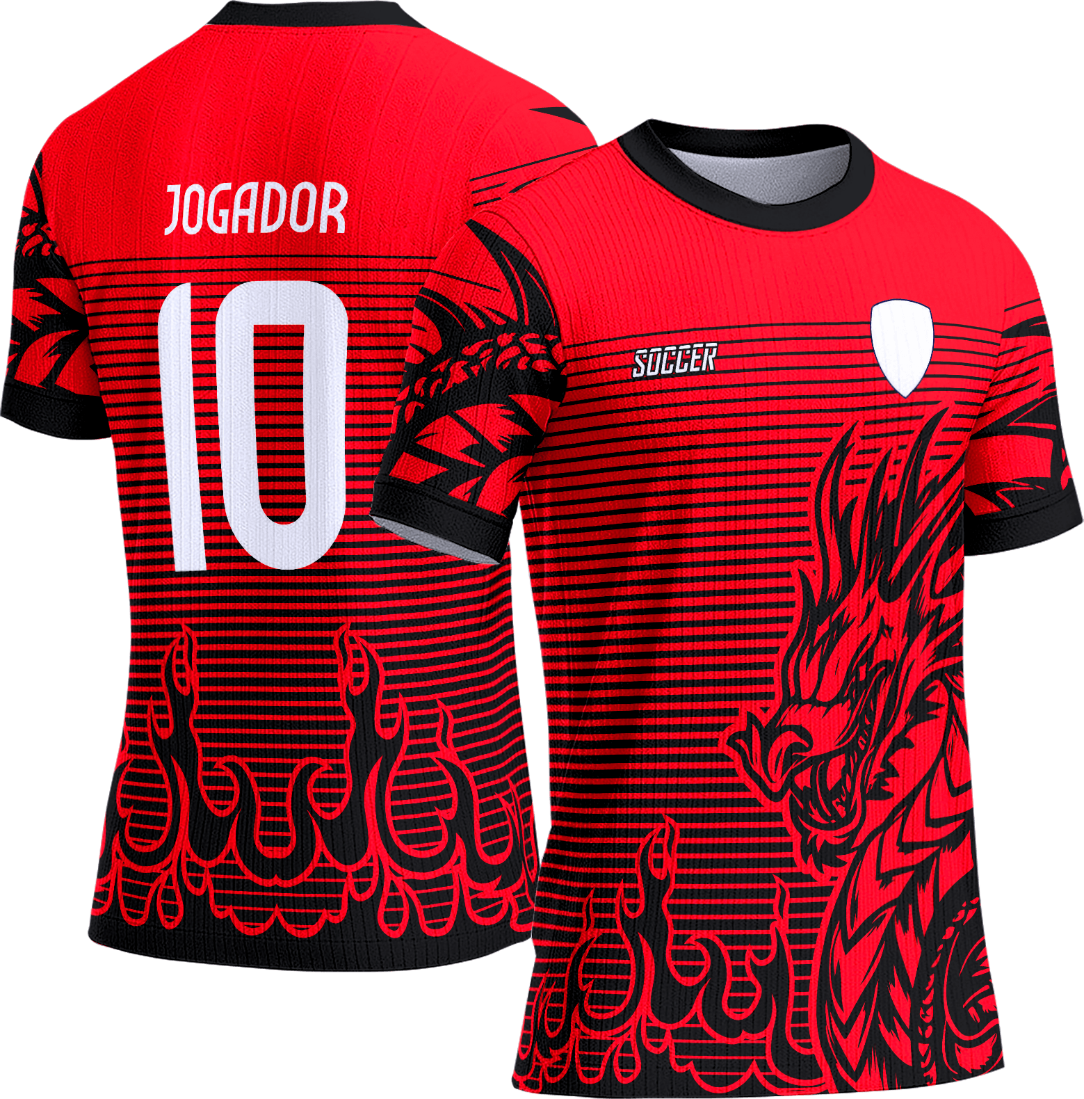 Arte Vetor Camisa Interclasse 537 Dragão