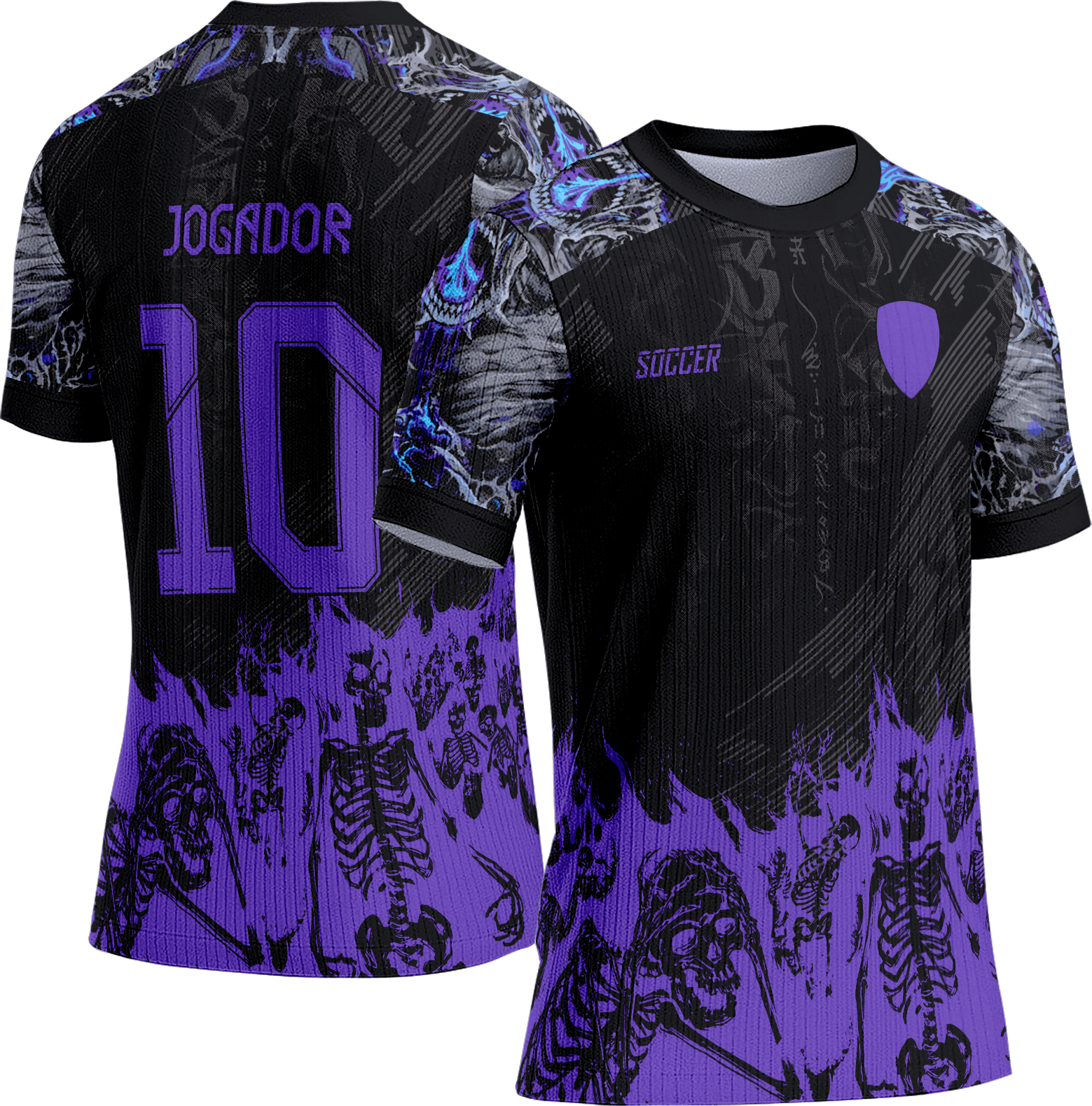 Arte Vetor Camisa Interclasse 554 Esqueleto