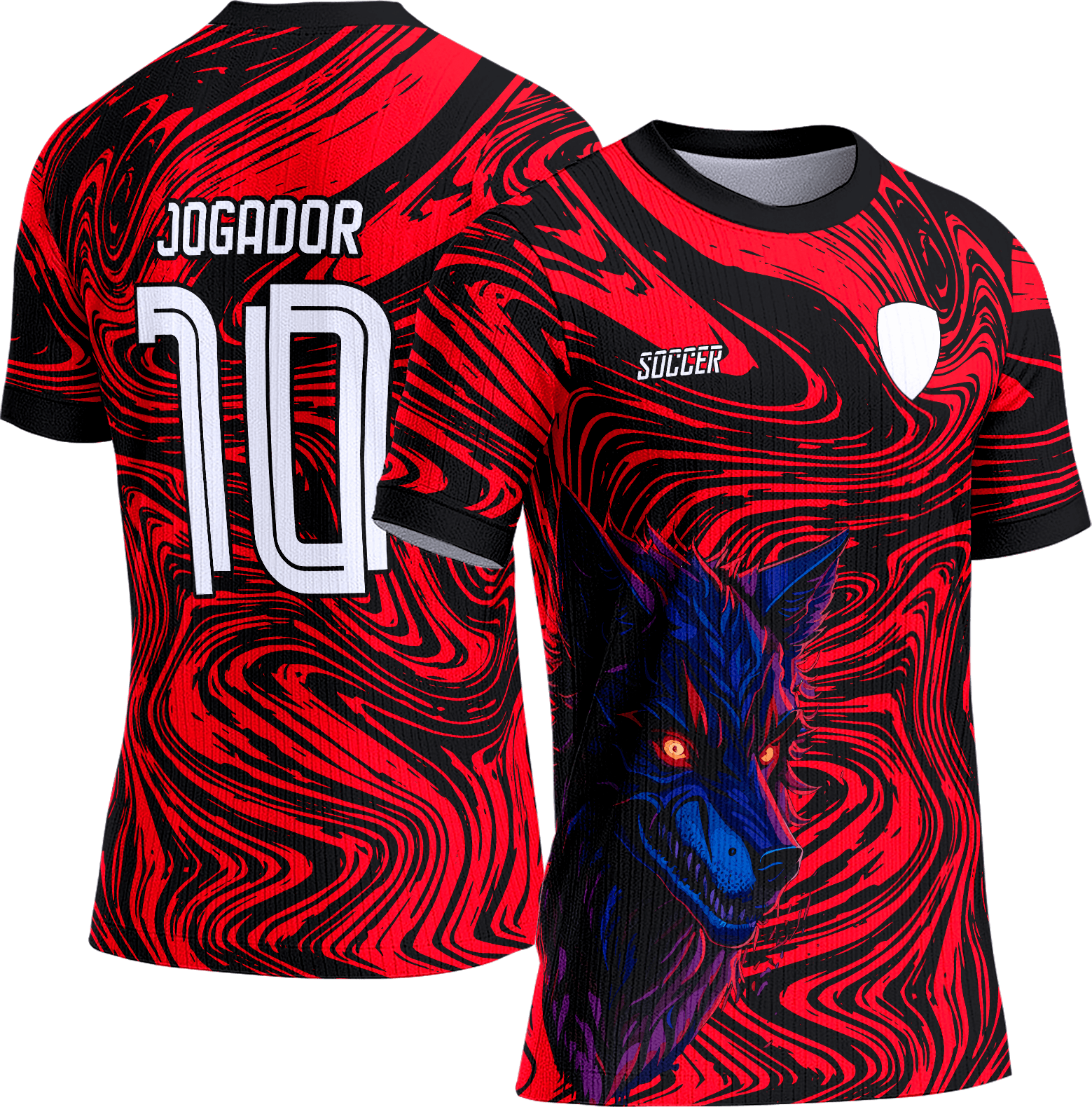 Arte Vetor Camisa Interclasse 568 Lobo