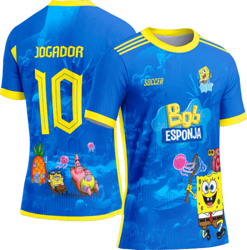 Arte Vetor Camisa Interclasse 607 Bob Esponja
