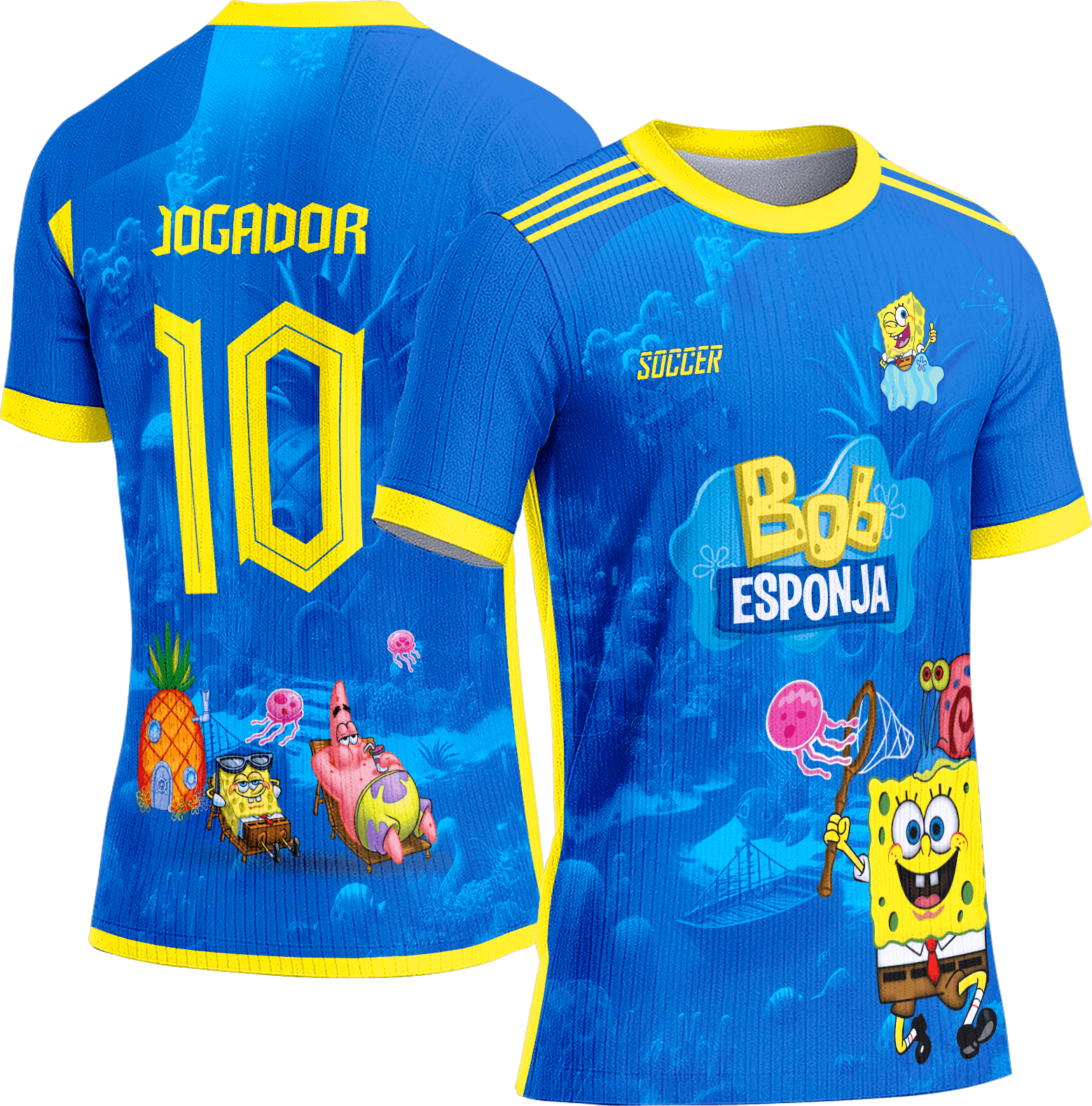 Arte Vetor Camisa Interclasse 607 Bob Esponja