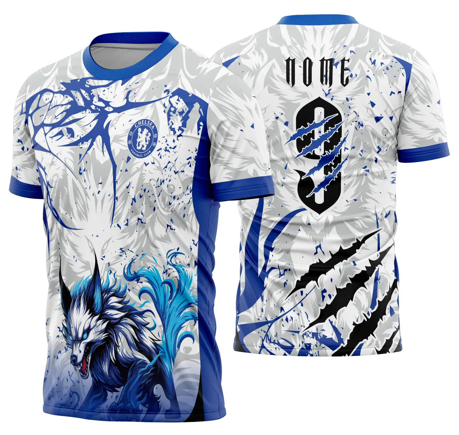 Arte Vetor Camisa Interclasse lobo Mod-892